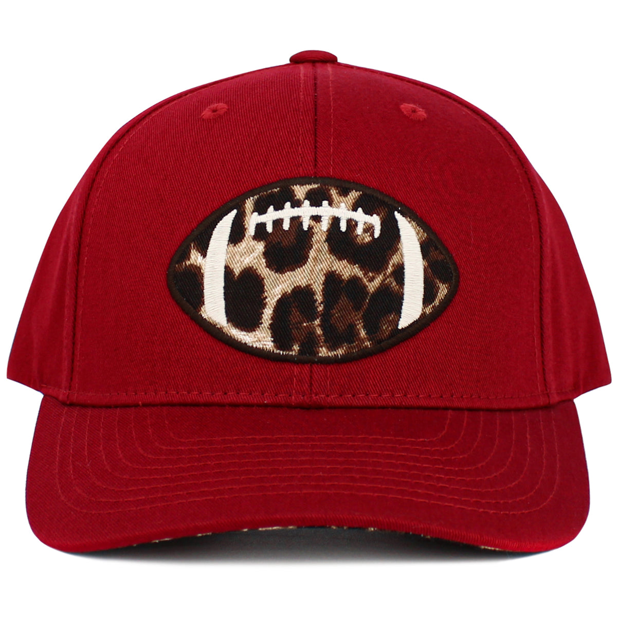 1566 - Football Hat - Red