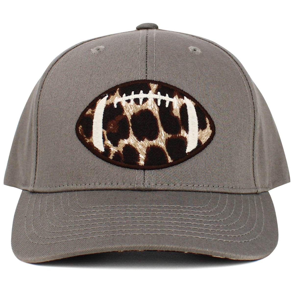 1566 - Football Hat - Light Grey