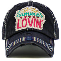 Load image into Gallery viewer, 1570 - Summer Lovin&#39; Hat - Black
