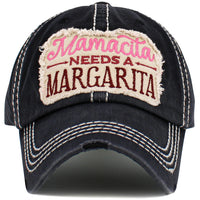 Load image into Gallery viewer, 1575 - Mamacita Needs a Margarita Hat - Black
