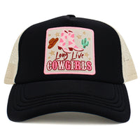 Load image into Gallery viewer, 1584 - Long Live Cowgirls Hat - Black

