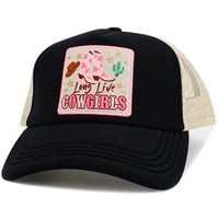 Load image into Gallery viewer, 1584 - Long Live Cowgirls Hat - Black
