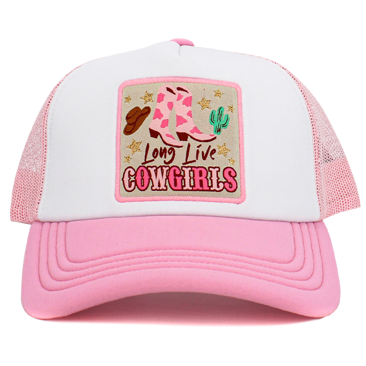 1584 - Long Live Cowgirls Hat - Pink