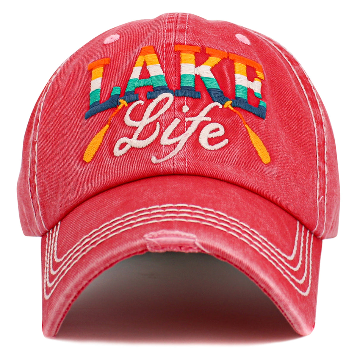 1606 - Lake Life Hat - Hot Pink