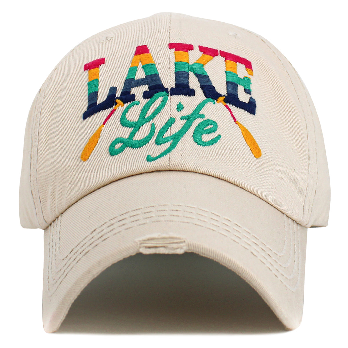 1606 - Lake Life Hat - Stone