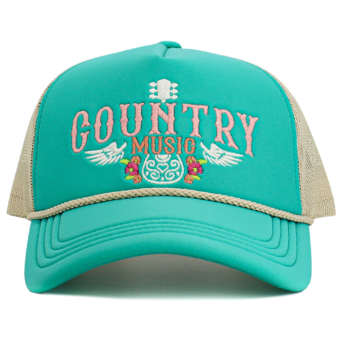 1607 - Country Music Hat - Turquoise