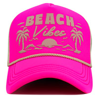 Load image into Gallery viewer, 1628 - Beach Vibes Hat - Hot Pink
