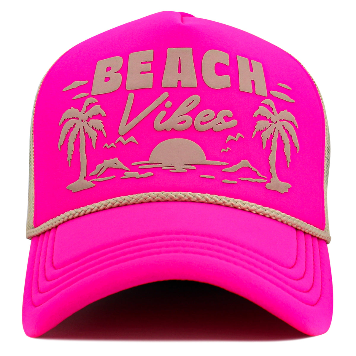 1628 - Beach Vibes Hat - Hot Pink