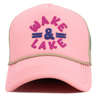 Load image into Gallery viewer, 1629 - Wake &amp; Lake Hat - Rose
