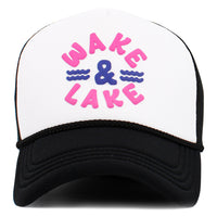 Load image into Gallery viewer, 1629 - Wake &amp; Lake Hat - White
