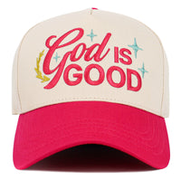 Load image into Gallery viewer, 1631 - God is Good Hat - Hot Pink

