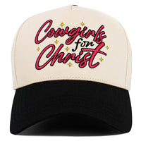 Load image into Gallery viewer, 1632 - Cowgirls for Christ Hat - Black
