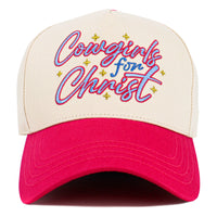 Load image into Gallery viewer, 1632 - Cowgirls for Christ Hat - Hot Pink
