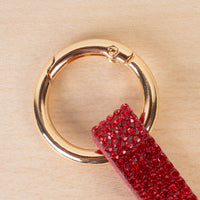 Load image into Gallery viewer, SL049 - Crystal Reindeer Keychain - Red
