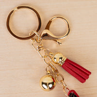 Load image into Gallery viewer, KC052 - Crystal Ghost Keychain - Red

