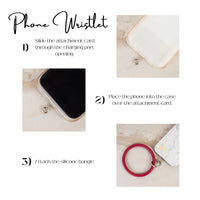 Load image into Gallery viewer, SL025 - Rhinestone Phone Wristlet - Rose Gold
