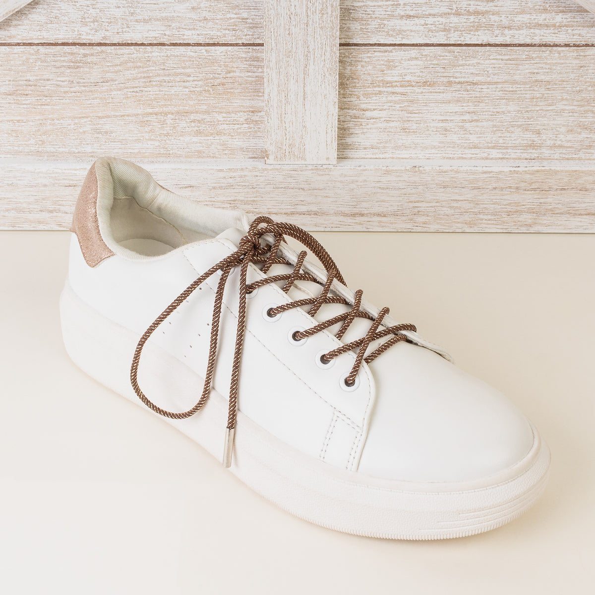 SL002 - Metallic Shoelaces - Brown