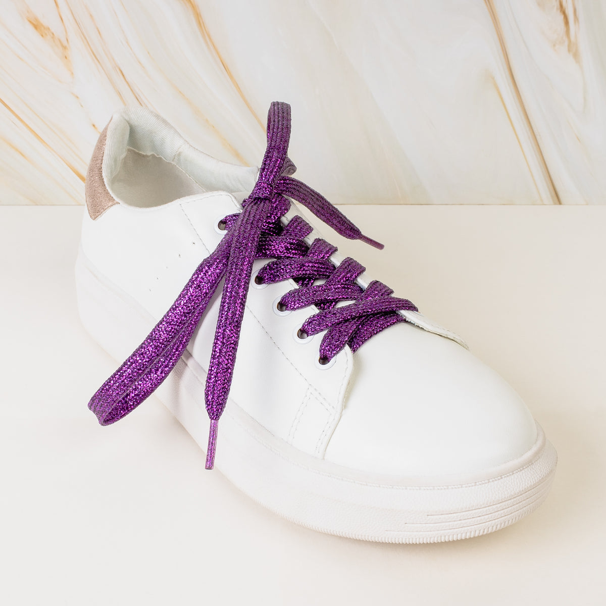 SL005 - Metallic Shoelaces - Purple