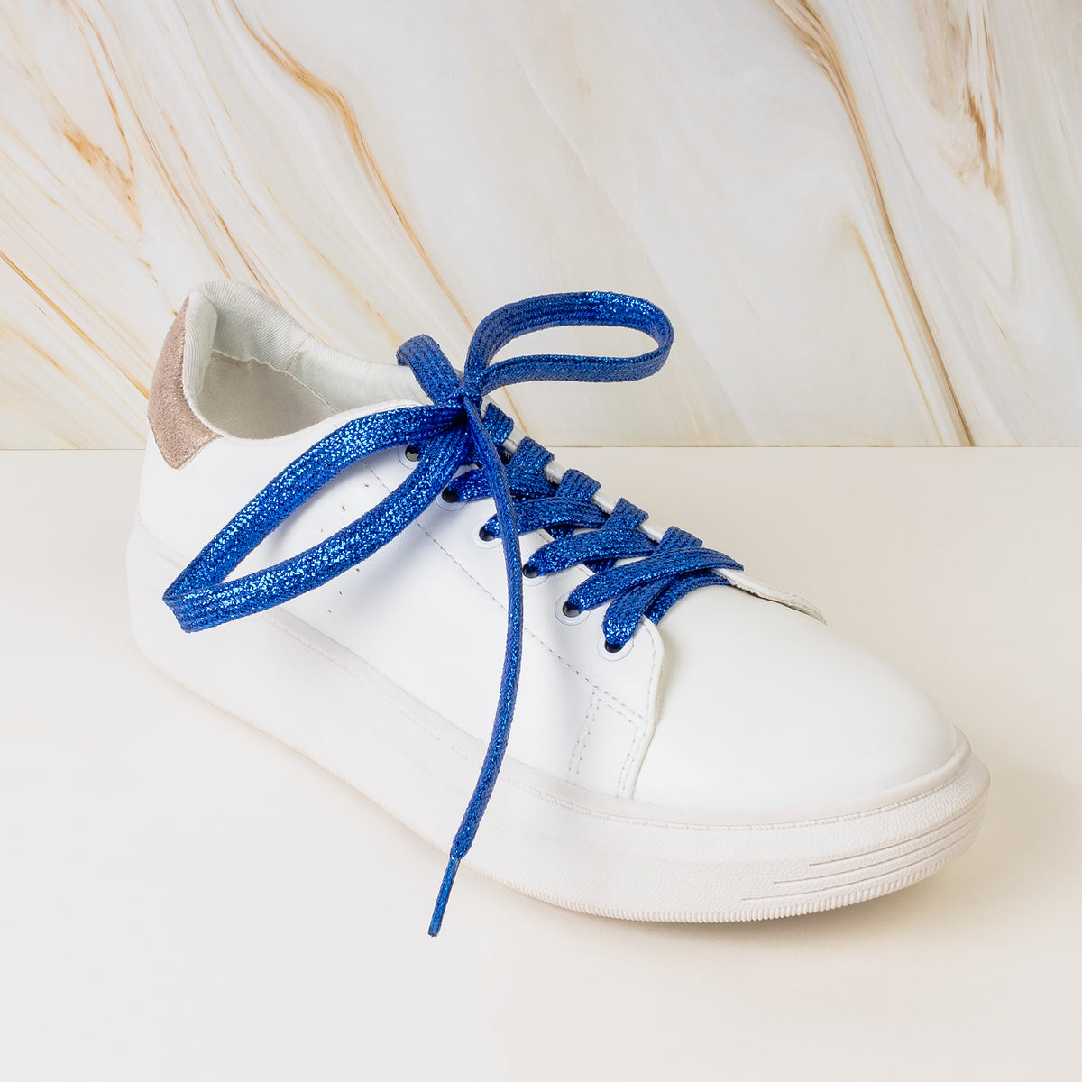 SL005 - Metallic Shoelaces - Royal Blue