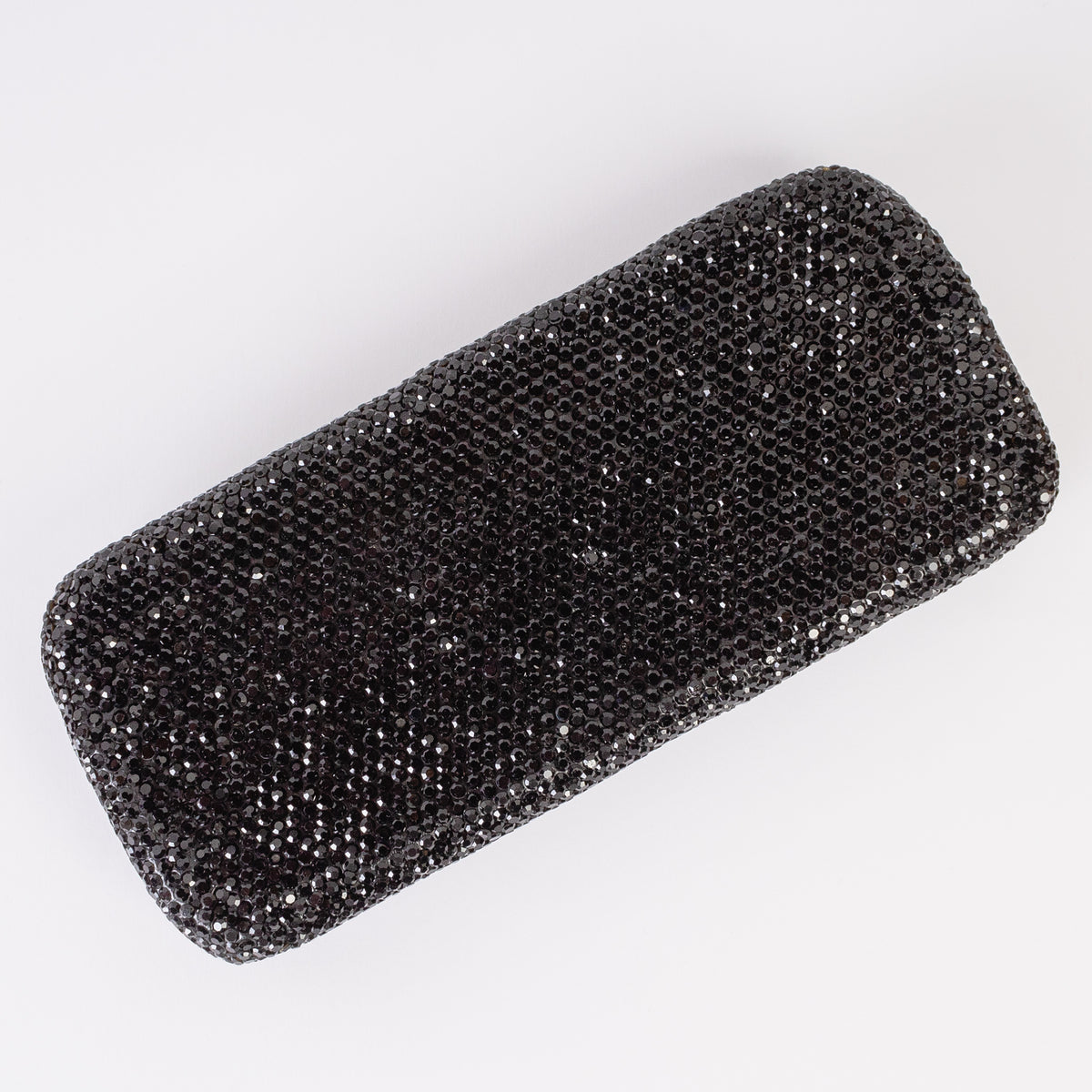 SL008 - Rhinestone Eyeglass Holder - Black