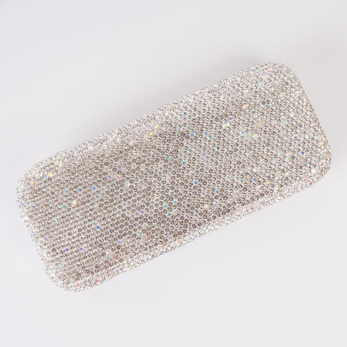 SL008 - Rhinestone Eyeglass Holder - White