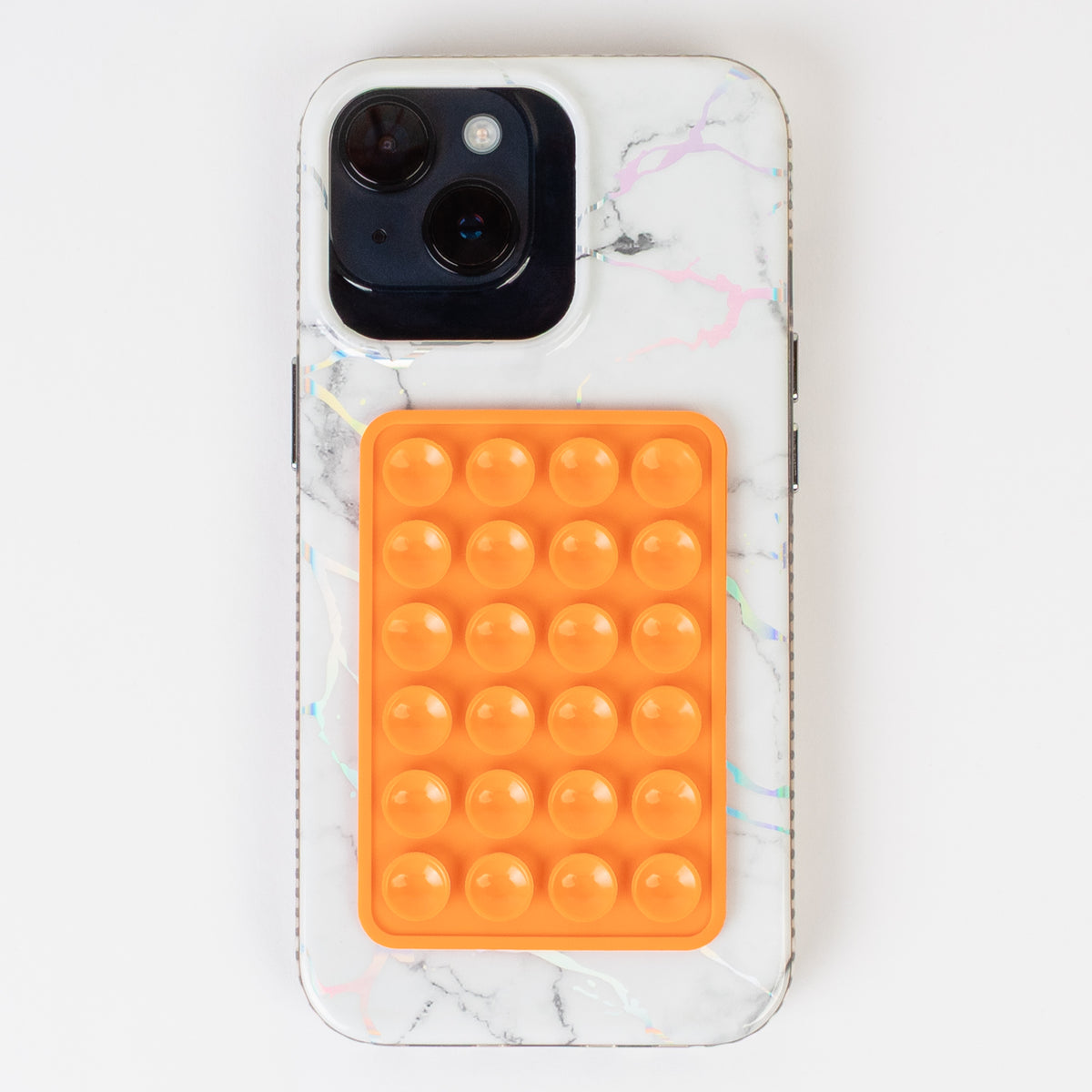 SL021 - Silicone Suction Phone Mount - Orange
