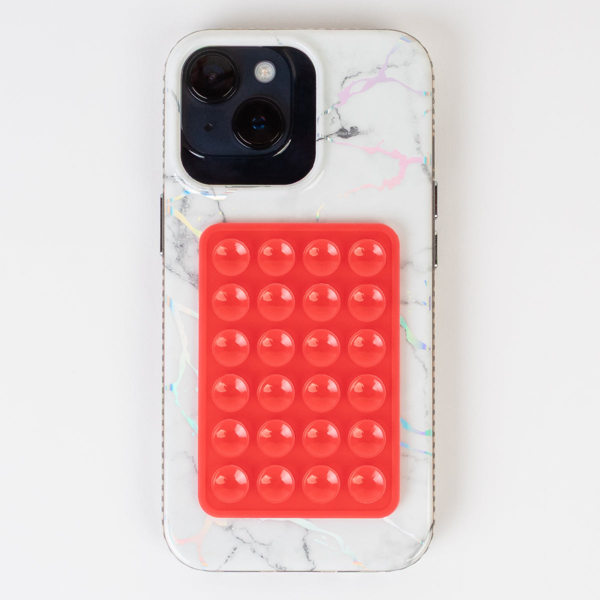 SL021 - Silicone Suction Phone Mount - Red