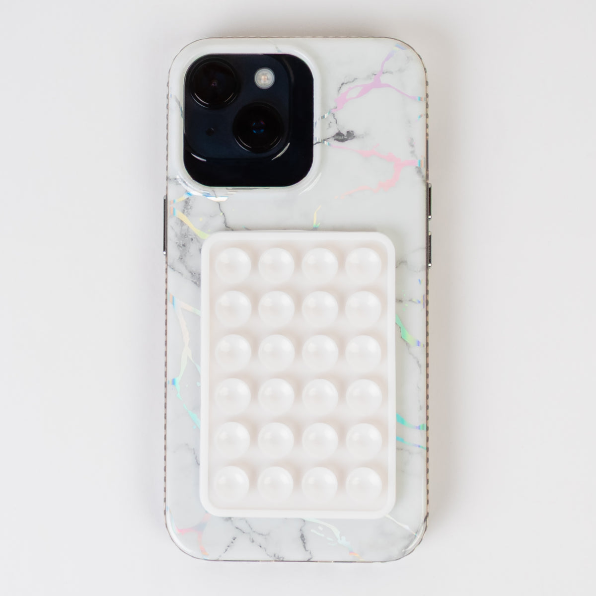 SL021 - Silicone Suction Phone Mount - White