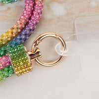 Load image into Gallery viewer, SL026 - Rhinestone Phone Lanyard - Multi
