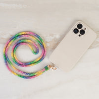 Load image into Gallery viewer, SL026 - Rhinestone Phone Lanyard - Multi
