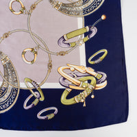 Load image into Gallery viewer, SL053 - Patterned Hair Scarf - Blue

