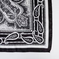 Load image into Gallery viewer, SL056 - Patterned Hair Scarf - Black &amp; White
