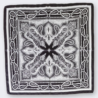 Load image into Gallery viewer, SL056 - Patterned Hair Scarf - Black &amp; White
