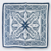 Load image into Gallery viewer, SL060 - Patterned Hair Scarf - Blue
