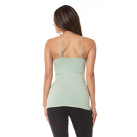 Load image into Gallery viewer, 613 - Cami Seamless Triple Criss - Cross Front Cami - Sage
