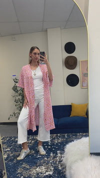 Load and play video in Gallery viewer, 6656 - Leopard Print Duster
