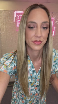 Load and play video in Gallery viewer, 50055 - Ruffle Sleeve Floral and Cross Dress with Pockets
