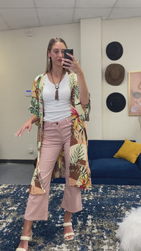 Load and play video in Gallery viewer, 8931 - Tropical Print Duster
