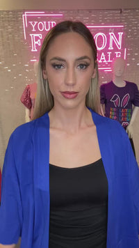 Load and play video in Gallery viewer, 6640 - Solid Duster - Royal Blue
