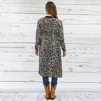 Load image into Gallery viewer, 10288 - Leopard Cardigan with Pockets - Leopard
