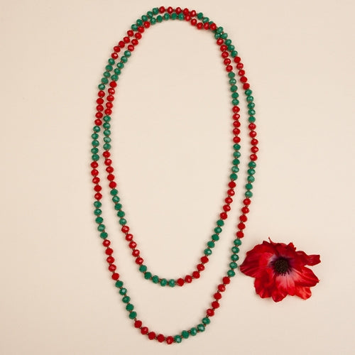 72028-29 - Beaded Necklace - Christmas