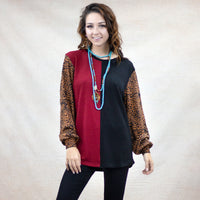 Load image into Gallery viewer, 10464 - Leopard Long Sleeve Top

