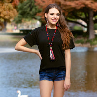 Load image into Gallery viewer, 10535 - Half Sleeve Top with Cut Sleeves
