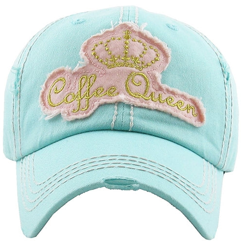 1191 - Coffee Queen Hat - Teal