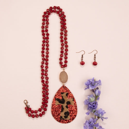 72395 - Cross Necklace - Fashion Jewelry Wholesale