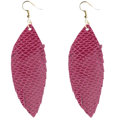 73728 - Snake Skin Earrings - Fashion Jewelry Wholesale