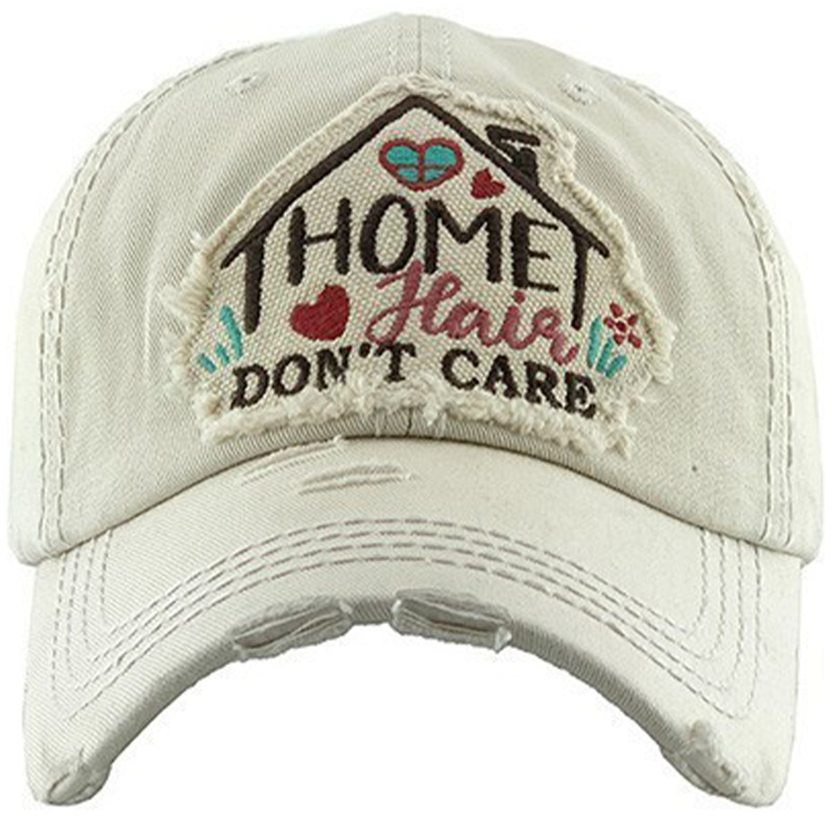 1327 - Home Hair Hat - Stone