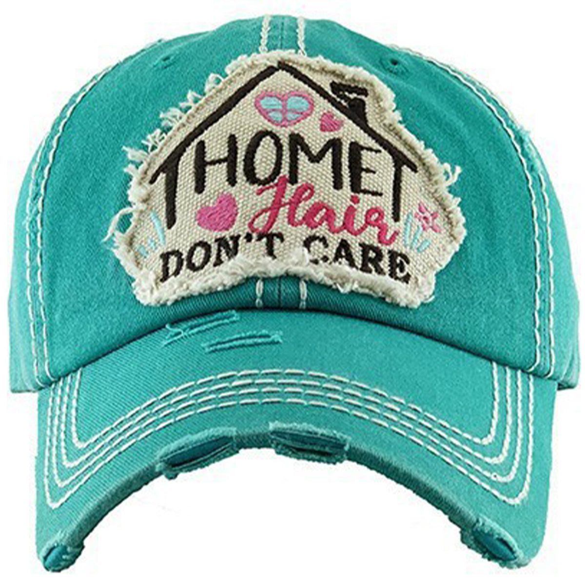 1327 - Home Hair Hat - Turquoise