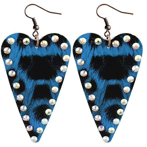 73794 - Leopard Heart Earrings