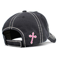 Load image into Gallery viewer, 1402 - Know Jesus Know Peace Hat - Black
